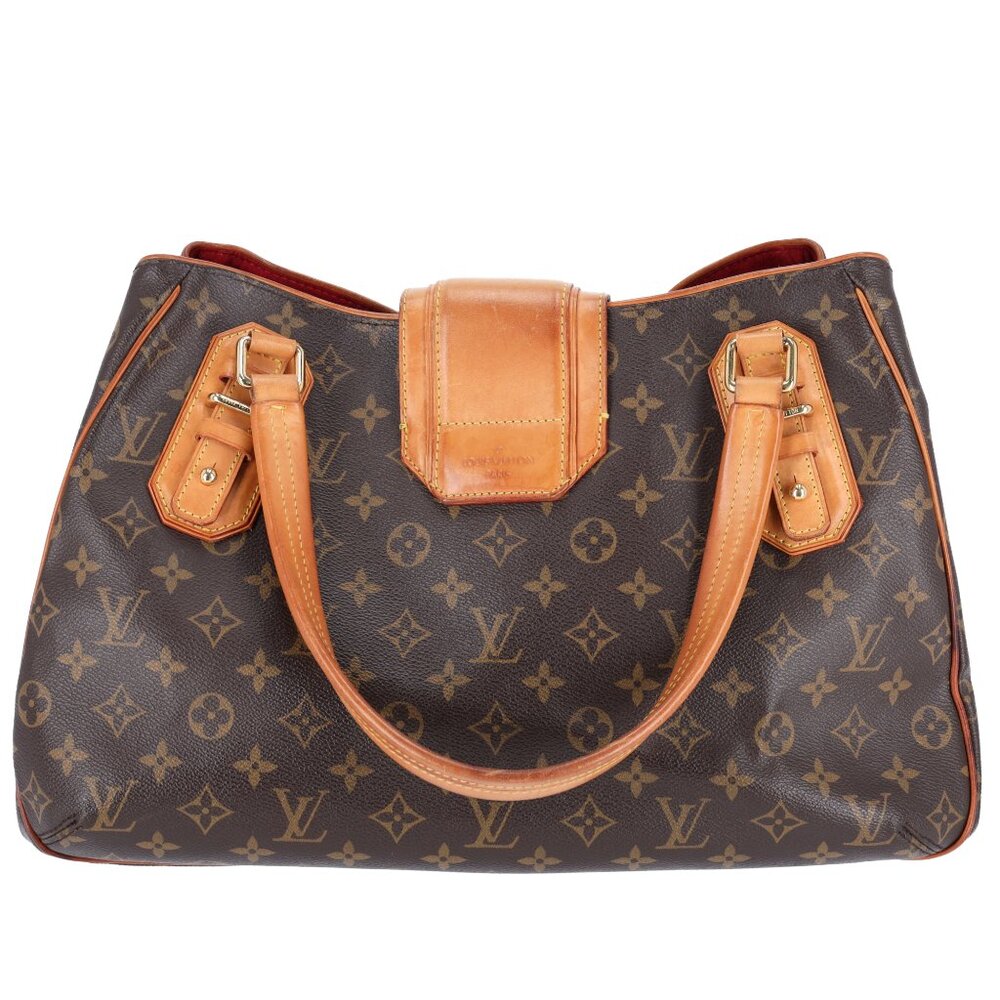 Louis Vuitton Monogram Brown Shoulder Tote Handbag - Picture 9 of 16